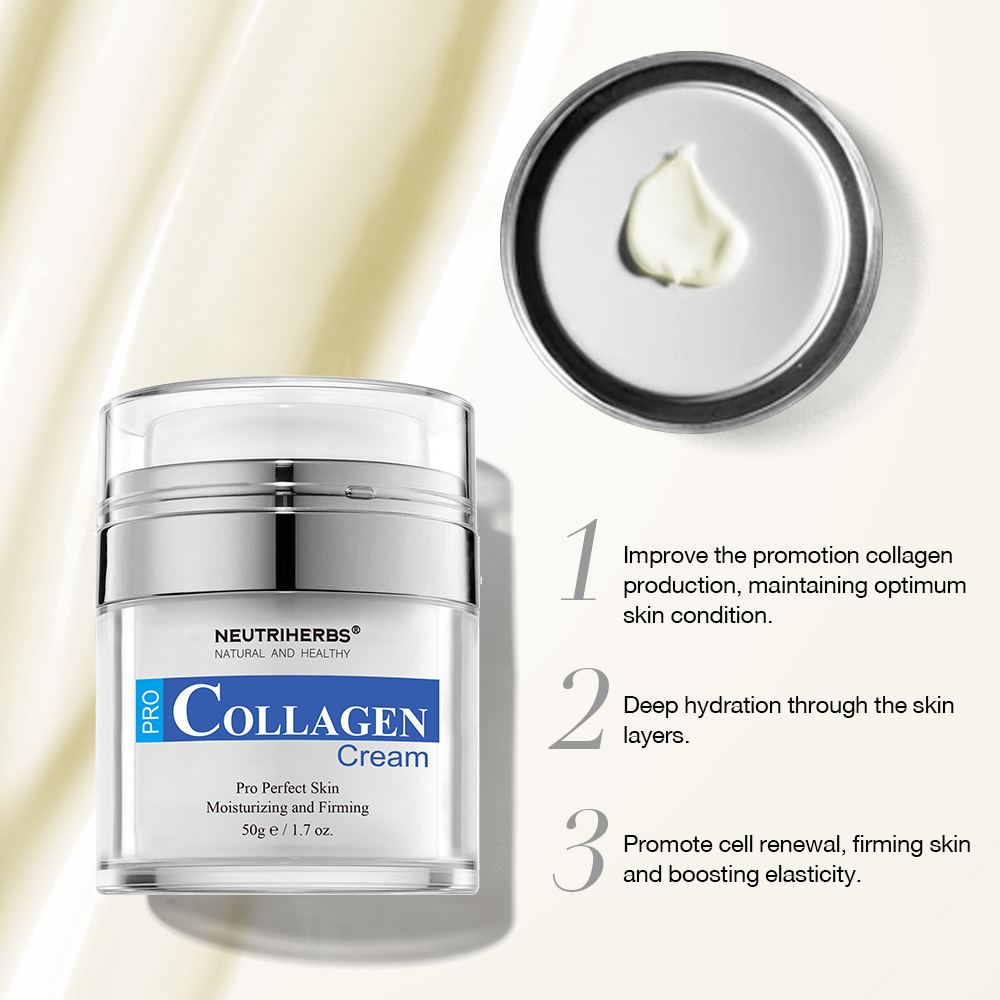 Neutriherbs Collagen Peptide Face Cream Moisturizer Wholesale Private lable